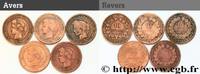FRANCE Lot de 5 pièces de 10 centimes Cérès III REPUBLIC s.l. n.d. (30mm, 10,00g, 6h) -