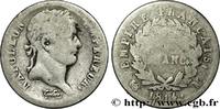 FRANCE Demi-franc Napoléon Ier tête laurée, Empire frança PREMIER EMPIRE / FIRST FRENCH EMPIRE Toulouse 1814 (18mm, 2,28g, 6h) -