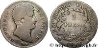 FRANCE 1 franc Napoléon Empereur, Calendrier révolutionna PREMIER EMPIRE / FIRST FRENCH EMPIRE Perpignan 1805 (23mm, 4,80g, 6h) -