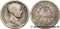 FRANCE 2 francs Napoléon Ier tête laurée, Empire français PREMIER EMPIRE / FIRST FRENCH EMPIRE Paris 1814 (27mm, 9,55g, 6h) -