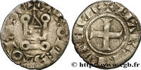 FRANCE Denier PROVENCE - MARQUISATE OF PROVENCE - ALPHONSE OF POITIERS Pont-de-Sorgues n.d. (18mm, 1,02g, 10h) -