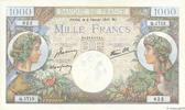 FRANCE 1000 Francs COMMERCE ET INDUSTRIE FRANCE 1000 Francs COMMERCE ET INDUSTRIE 1941 XF -
