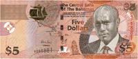 BAHAMAS 5 Dollars BAHAMAS 5 Dollars 2013 UNC -
