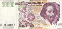 ITALY 50000 Lire ITALY 50000 Lire 1992 VF -