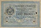 NEW CALEDONIA 100 Francs NEW CALEDONIA 100 Francs 1875 F- -