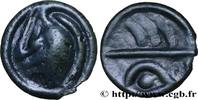 FRANCE Potin aux chevrons et au demi-cercle, classe II GALLIA BELGICA - BELLOVACI (Area of Beauvais) Beauvais (60) c. 50-20 AC. (17mm, 1,81g, 9h) -