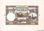 YUGOSLAVIA 1000 Dinara Épreuve YUGOSLAVIA 1000 Dinara Épreuve 1920 XF -