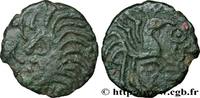 FRANCE Bronze au coq à tête humaine GALLIA BELGICA - BELLOVACI (Area of Beauvais) Beauvais (60) c. 50-30 AC. (16,5mm, 2,54g, 12h) -