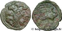 FRANCE Bronze au lion GALLIA BELGICA - BELLOVACI (Area of Beauvais) Beauvais (60) c. 50-25 AC. (20,5mm, 2,43g, 9h) -