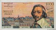FRANCE 1000 Francs RICHELIEU FRANCE 1000 Francs RICHELIEU 1957 XF- -