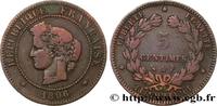 FRANCE 5 centimes Cérès III REPUBLIC Paris 1896 (25mm, 5g, 6h) -
