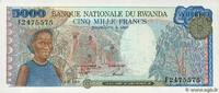 RWANDA 5000 Francs RWANDA 5000 Francs 1988 UNC- -