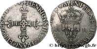 FRANCE Quart d'écu, croix de face HENRY III La Rochelle 1583 (29,5mm, 9,58g, 5h) -