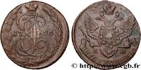 RUSSIA 5 Kopecks Catherine II RUSSIA Ekaterinbourg 1795 (44,82mm, 53,92g, 12h) -