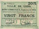 FRANCE regionalism and miscellaneous 20 Francs FRANCE regionalism and miscellaneous 20 Francs 1914 AU -