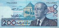 MOROCCO 200 Dirhams MOROCCO 200 Dirhams 1991 AU+ -