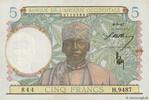 FRENCH WEST AFRICA (1895-1958) 5 Francs FRENCH WEST AFRICA (1895-1958) 5 Francs 1942 AU -