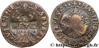 FRANCE Méreau du chapitre Saint-Sévère de Vienne DAUPHINÉ - JETONS DIVERS 1524 (25mm, 3,67g, 11h) -
