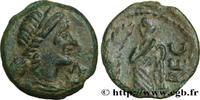 FRANCE Bronze au Démos, VOLCAE AREC GALLIA - VOLCÆ ARECOMICI (Area of Nîmes) Nîmes (30) 70-30 ou 49-42 AC. (14mm, 1,63g, 7h) -