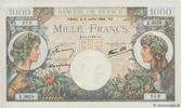 FRANCE 1000 Francs COMMERCE ET INDUSTRIE FRANCE 1000 Francs COMMERCE ET INDUSTRIE 1944 AU -