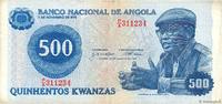 ANGOLA 500 Kwanzas ANGOLA 500 Kwanzas 1979 VF -