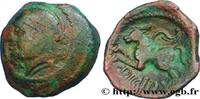 FRANCE Bronze CRICIRV GALLIA BELGICA - SUESSIONES (Area of Soissons) c. 50-40 AC. (18mm, 3,67g, 9h) -