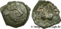 FRANCE Bronze au cheval et aux annelets GALLIA BELGICA - REMI (Area of Reims) c. 60-50 AC. (15mm, 2,05g, 12h) -