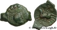 FRANCE Bronze au cheval et aux annelets GALLIA BELGICA - REMI (Area of Reims) c. 60-50 AC. (18mm, 2,05g, 9h) -