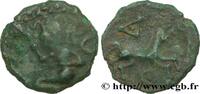 FRANCE Bronze à l’archer agenouillé et au petit cheval GALLIA BELGICA - BELLOVACI (Area of Beauvais) Beauvais (60) c. Ier siècle avant J.-C. (16mm, 1,83g, 12h) -