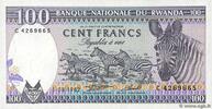 RWANDA 100 Francs RWANDA 100 Francs 1982 UNC -