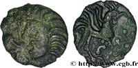 FRANCE Bronze au coq à tête humaine GALLIA BELGICA - BELLOVACI (Area of Beauvais) Beauvais (60) c. 50-30 AC. (17mm, 2,25g, 8h) -