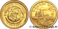LIBERIA 12 Dollars Proof République Tchèque LIBERIA 2008 (11mm, 0,52g, 12h) -
