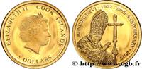 COOK ISLANDS 5 Dollar Proof 90e anniversaire du pape Benoît XVI COOK ISLANDS 2017 (10mm, 0,5g, 12h) -
