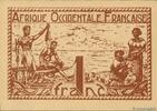 FRENCH WEST AFRICA (1895-1958) 1 Franc FRENCH WEST AFRICA (1895-1958) 1 Franc 1944 UNC -