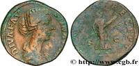THE ANTONINES (96 AD to 192 AD) Sesterce FAUSTINA MINOR Rome 176 (30mm, 22,11g, 7h) -