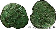 FRANCE Bronze au coq et au nageur - DT. 515 GALLIA BELGICA - BELLOVACI (Area of Beauvais) Beauvais (60) c. Ier siècle avant J.-C. (19mm, 2,68g, 7h) -