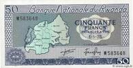 RWANDA 50 Francs RWANDA 50 Francs 1976 UNC -