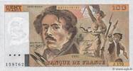 FRANCE 100 Francs DELACROIX imprimé en continu FRANCE 100 Francs DELACROIX imprimé en continu 1991 UNC -