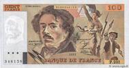 FRANCE 100 Francs DELACROIX imprimé en continu FRANCE 100 Francs DELACROIX imprimé en continu 1991 UNC -