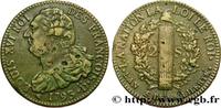 FRANCE 2 sols dit au faisceau, type FRANÇOIS LOUIS XVI Roanne 1793 (33,5mm, 21,63g, 6h) -