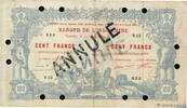 NEW CALEDONIA 100 Francs Annulé NEW CALEDONIA 100 Francs Annulé 1914 F -