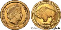 COOK ISLANDS 5 Dollars Proof Elisabeth II / Bison COOK ISLANDS 2008 (11mm, 0,5g, 12h) -