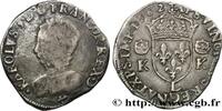 FRANCE Teston, 4e type CHARLES IX Bayonne 1562 (29mm, 9,33g, 3h) -