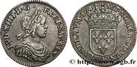 FRANCE Douzième d'écu, portrait à la mèche courte LOUIS XIV THE SUN KING Paris, Monnaie de Matignon 1643 (20mm, 2,23g, 6h) -