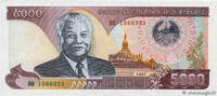 LAOS 5000 Kip LAOS 5000 Kip 1997 UNC -