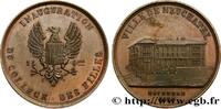 FRANCE Médaille, Inauguration du Collège des filles SUISSE - CANTON DE NEUCHATEL Suisse, Neuchâtel 1853 (32mm, 16,85g, 12h) -