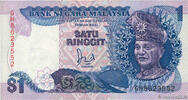 MALAYSIA 1 Ringitt MALAYSIA 1 Ringitt 1989 AU -