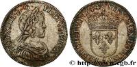 FRANCE Quart d'écu, portrait à la mèche courte LOUIS XIV THE SUN KING Paris, Monnaie de Matignon 1644 (27,5mm, 6,82g, 6h) -