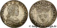 FRANCE Quart d'écu, portrait à la mèche courte LOUIS XIV THE SUN KING Paris, Monnaie de Matignon 1644 (27mm, 6,75g, 6h) -
