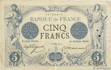 FRANCE 5 Francs NOIR FRANCE 5 Francs NOIR 1872 F -